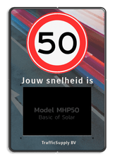 Achtergrondschild voor MHP50 Display - 600x900x25mm