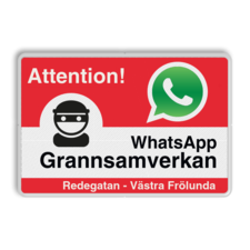WhatsApp - Sweden  - Attention! Grannsamverkan - L209wa-g