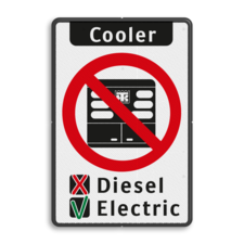 Informatiebord - Use Cooler Instructions