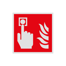 Reflecterende sticker of bord Pictogram F005 - Brandmelder
