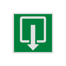 Pictogram EN05 - Nooduitgang
