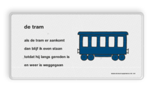 Lesbord Dick Bruna - de tram - LV.LB.E2