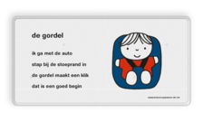 Lesbord Dick Bruna - de gordel - LV.LB.F3