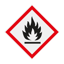 Reflecterende sticker of bord Pictogram GHS02 - Gevaar (zeer) licht ontvlambare stoffen