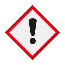 Reflecterende sticker of bord Pictogram GHS07 - Gevaar schadelijke / irriterende stoffen