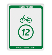 Knooppuntbord Knp Fietsroute DOR 300x380mm