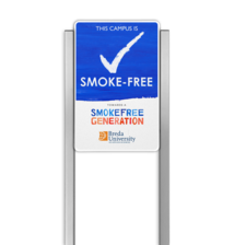 Portaalsysteem bord + logo - Smoke-free Generation