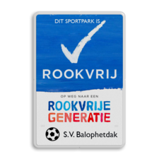 Informatiebord Rookvrij Stadion met logo