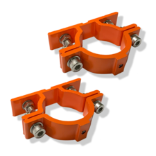 Kit de supports de fixation orange - (2 pièces)