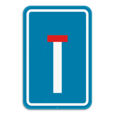 Verkeersbord SB250 F45 - Doodlopende weg