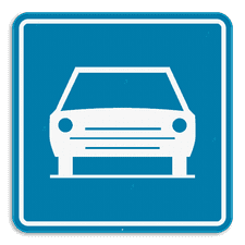 Verkeersbord SB250 F9 - Autoweg