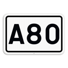 Verkeersbord SB250 F23b - Nummer van een autosnelweg
