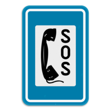 Panneau SB250 F62 - Téléphone d’appel d’urgence
