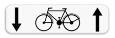 Panneau SB250 - M4 - Cyclistes autorisés dans les deux sens