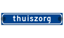 Autobord met zuignappen 500x100mm thuiszorg reflecterend