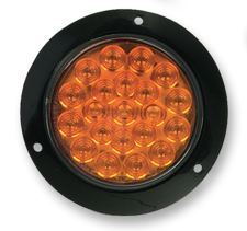 12 volt Losse BASIC 102 LED lamp - amber - Quad Sync. 12V