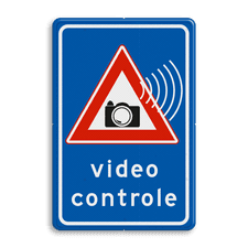 Verkeersbord videocontrole