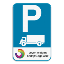Parkeerbord E9c - Met je eigen logo