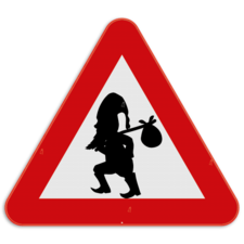 Panneau de signalisation - Gnome