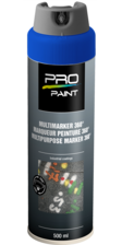 Multimarker fluorescerend blauw - 360 graden spuitkop - 500 ml