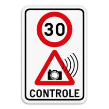 Verkeersbord Snelheidscontrole