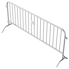 Barrière en acier 18kg - 250cm - 18 barreaux