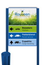 Portaalsysteem TS-R70 met informatiebord (2:3) + eigen ontwerp/beeldmateriaal