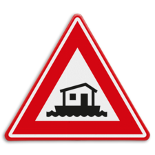 Verkeersbord - waarschuwing woonboot