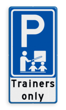 Verkeersbord RVV E08 trainers