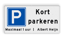 Verwachting Hoorzitting Versnellen Reflecterend bord kort parkeren voor winkel kopen? | Bestel hier!