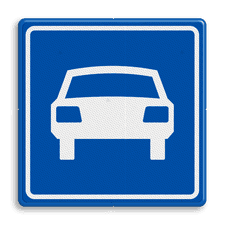 Verkeersbord RVV G03 - Autoweg