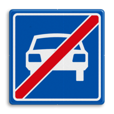 Verkeersbord RVV G04 - Einde autoweg