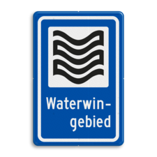 Verkeersbord RVV L304b - Waterwingebied