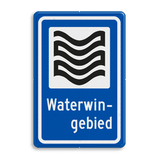 Verkeersbord RVV L304b - Waterwingebied