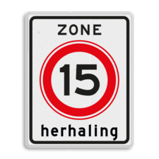 Verkeersbord RVV A0115zbh