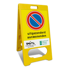 CarrySign TSY 515x965mm - beeldmaat 440x590mm - 4 kg - stoepbord