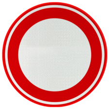 Verkeersbord RVV C01