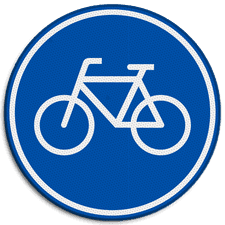 Verkeersbord RVV G11 - Fietspad