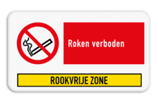 informatiebord - roken verboden