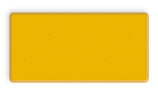 Routebord 600x300 t.b.v. evenement - Geel klasse 3 reflecterend