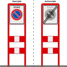 Zoneportaal RVV E01zb Type 1 - 530x670mm