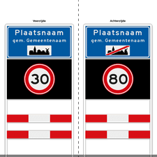 Komportaal H01b 1600mm breed, RVV-paneel 1000mm hoog (type 1 en 2)