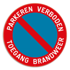 Parkeerbord - E1 - Toegang Brandweer