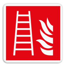 Panneau d'incendie - F007 - Échelle d'incendie