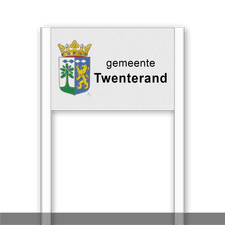 Gemeentegrensportaal met bord 600x400 of 900x600mm