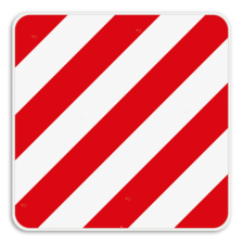 Verkeersbord - overhangende last