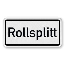 Verkehrszusatzeichen 1007-32 - Rollsplitt