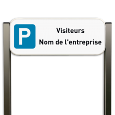 Panneau de parking - Visiteurs