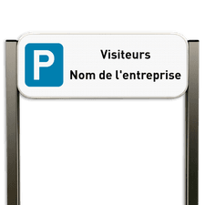 Panneau de parking - Visiteurs