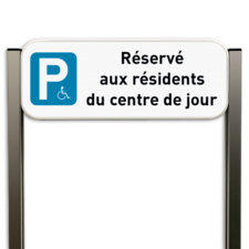 Panneau de stationnement - Handicapé